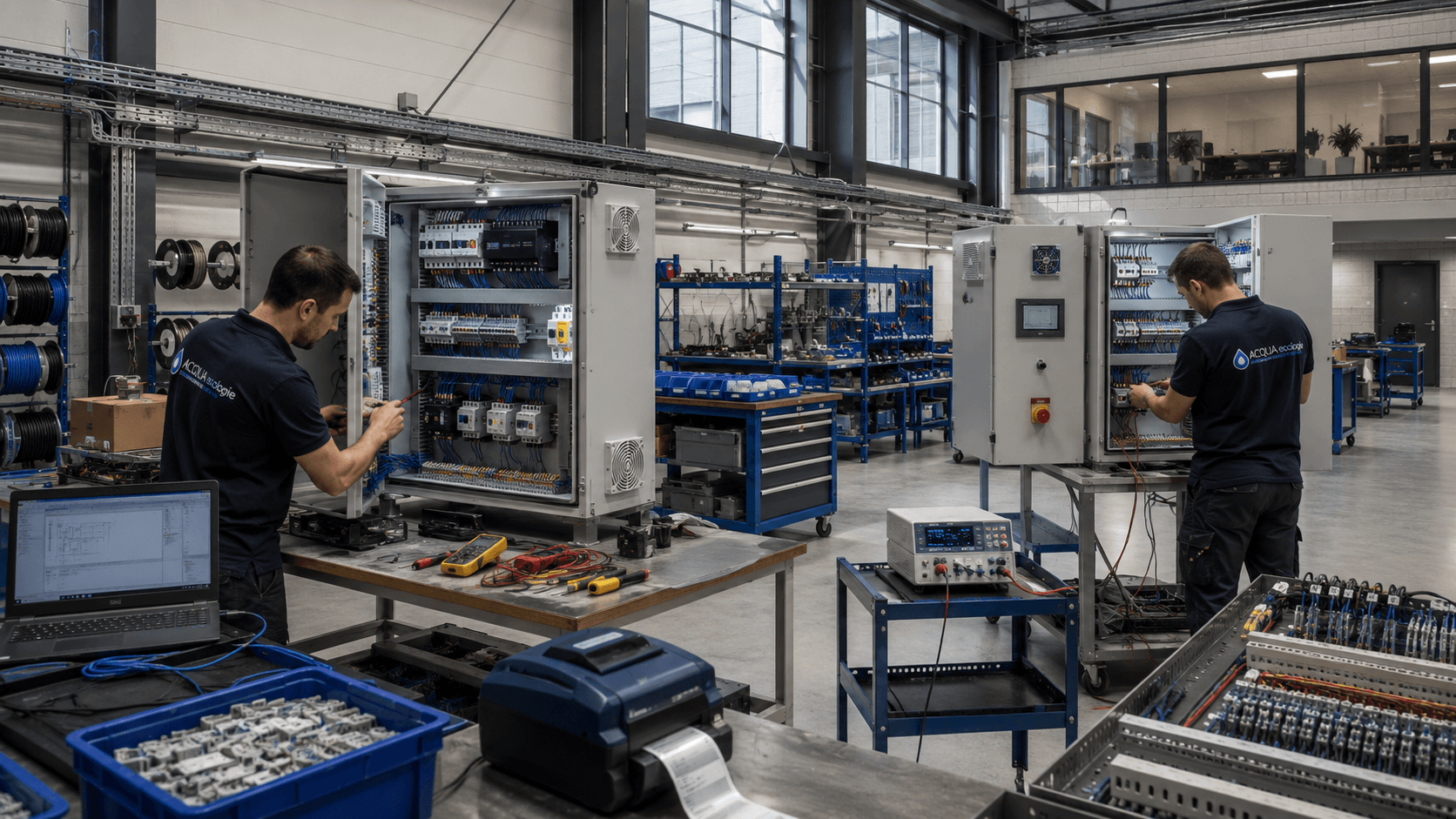 Fabrication et câblage de coffrets électriques