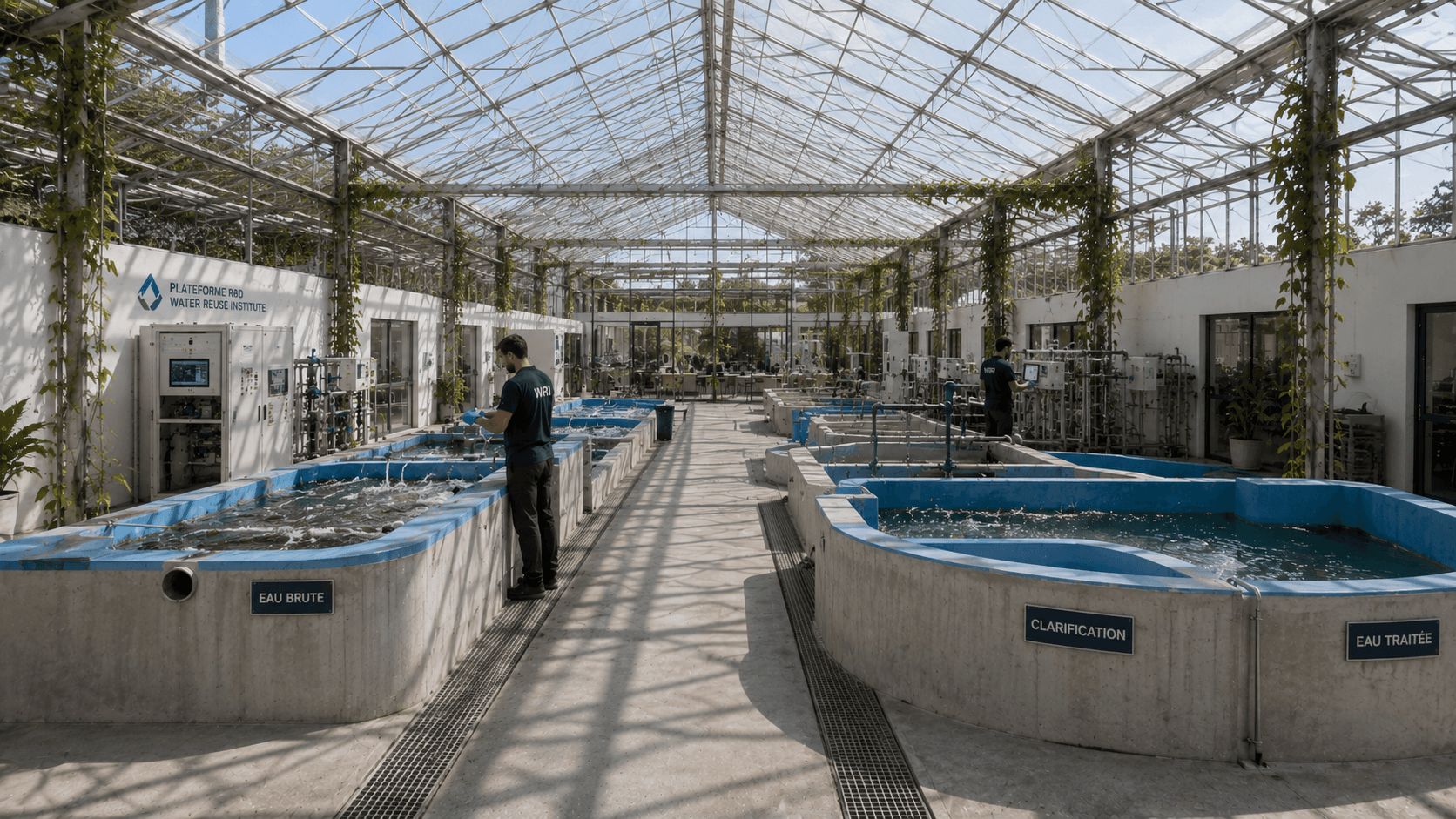 Bassins d’essais et de démonstration du WRI
