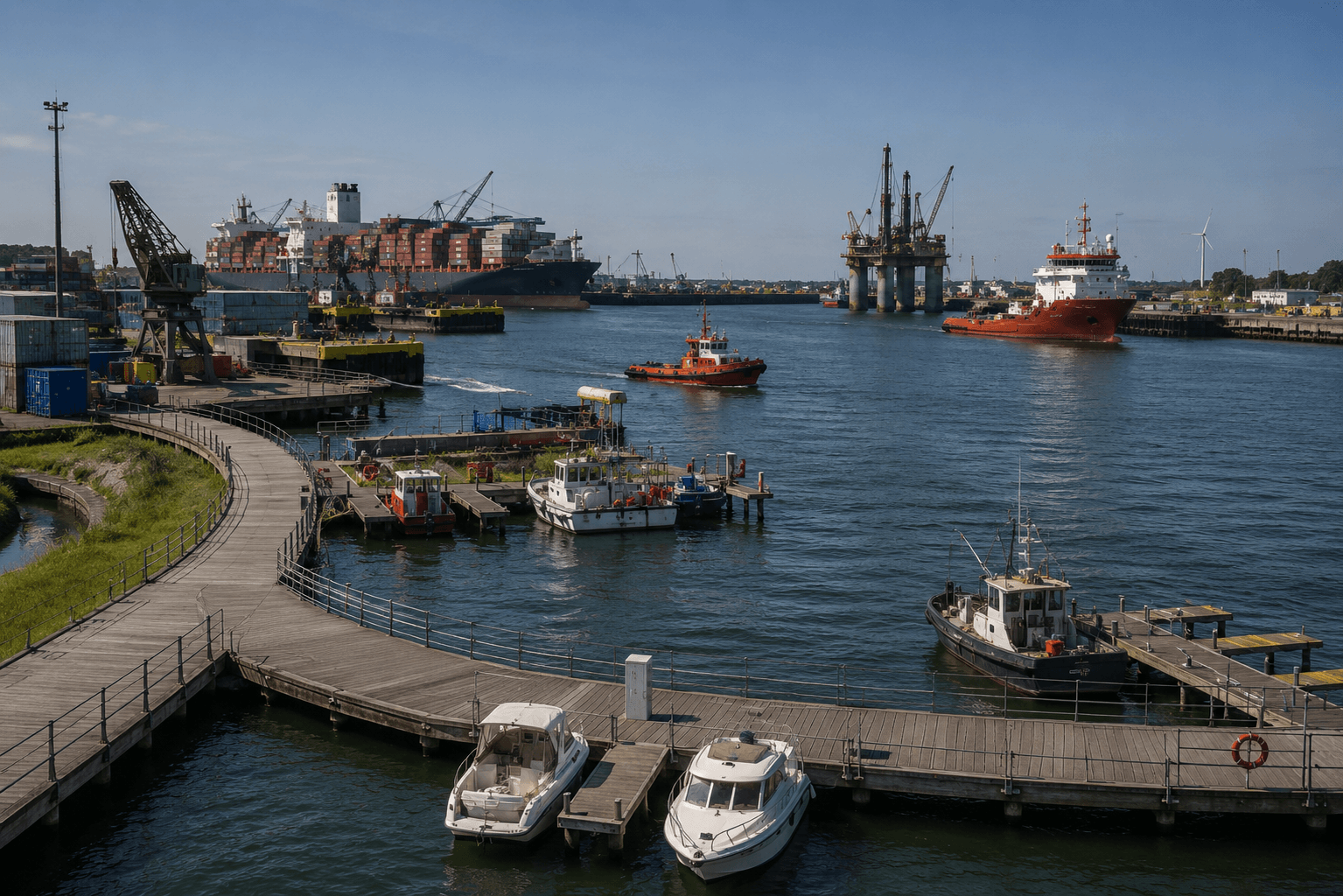 Solutions de traitement de l’eau pour les ports, bateaux et milieux marins