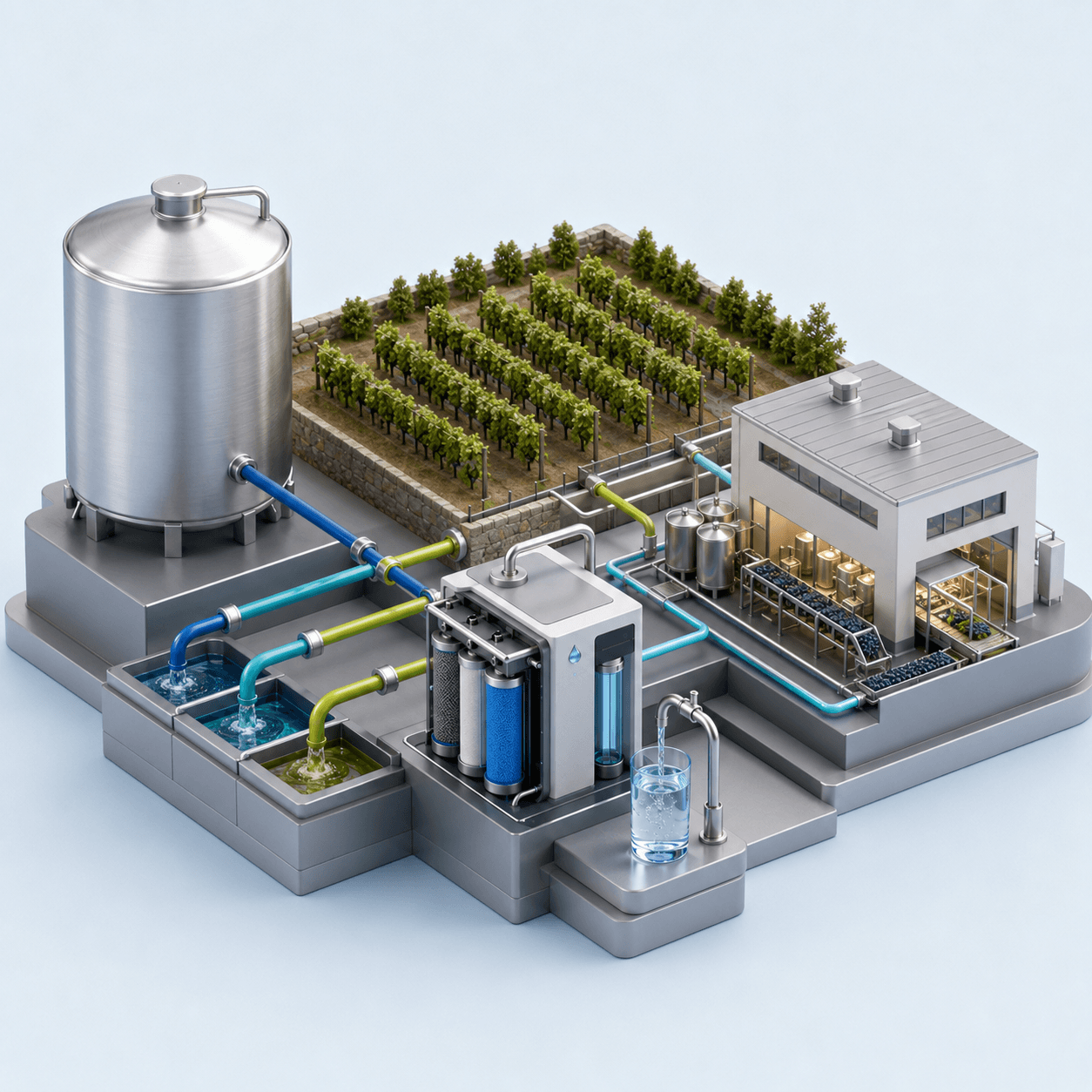 Effluents industriels, viticoles et agroalimentaires