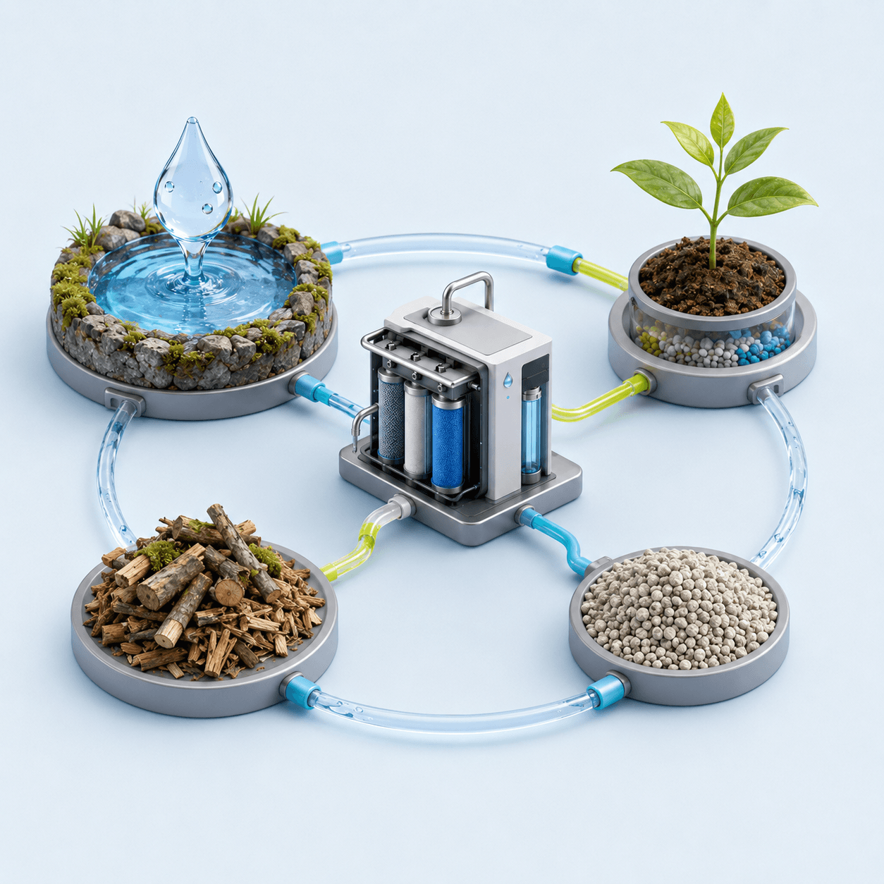 Valorisation de l’eau, des nutriments et de la biomasse